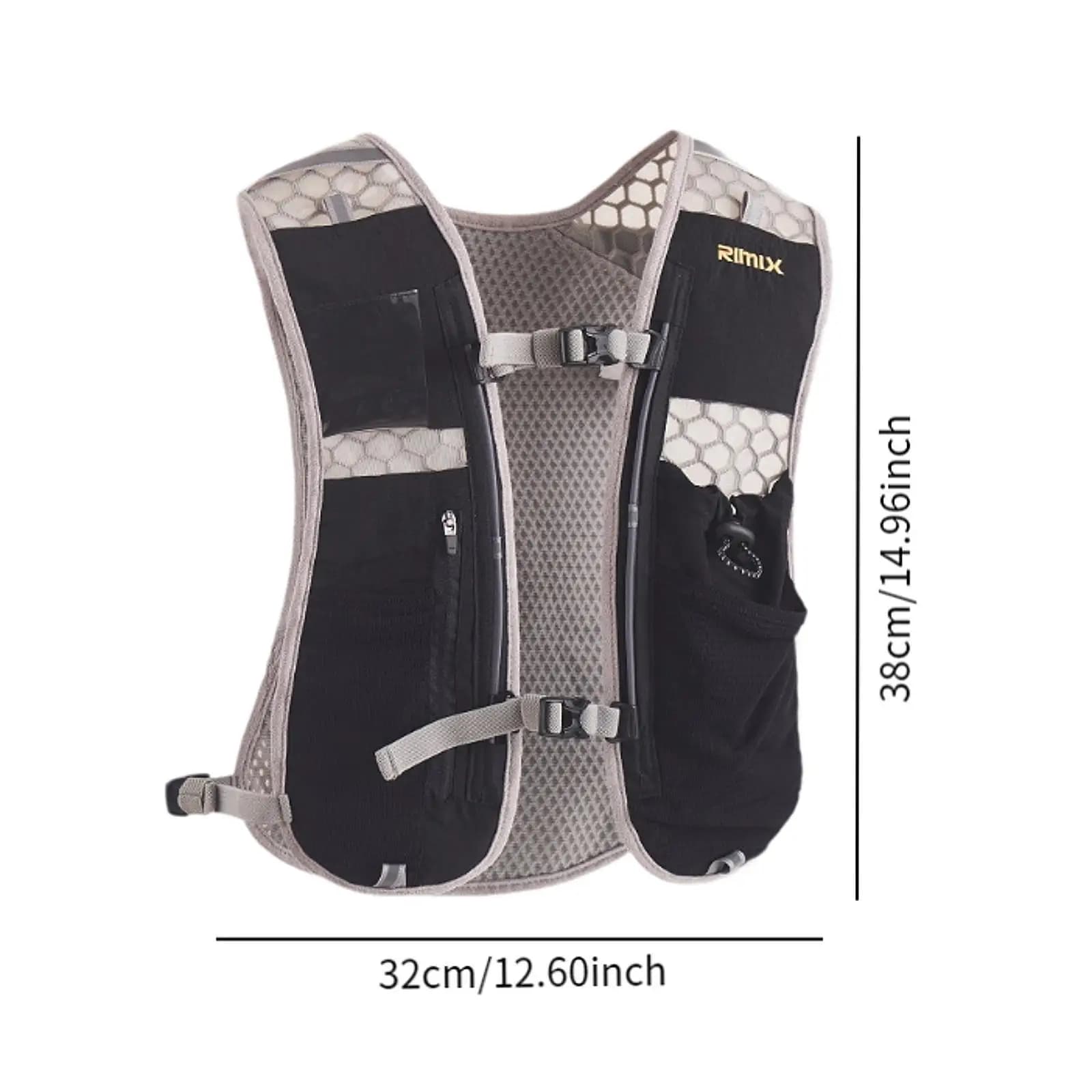 Hydration Vest Hydration Pack Water Rucksack Backpack Hydration Backpack for Men Women for Running Runner Hiking