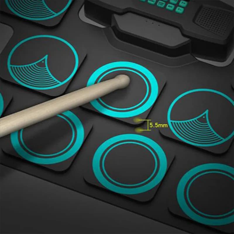 Set di batterie elettroniche, 9 batterie, pratica per principianti, batteria MIDI per giochi