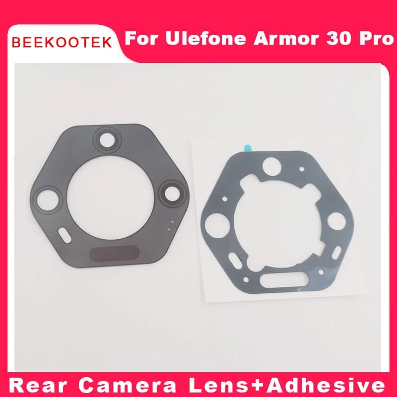 Originale Ulefone Armor 30 Pro Fotocamera posteriore Telefono cellulare Obiettivo della fotocamera posteriore Copertura in vetro con adesivo per Ulefone Armor 30 Pro Phone