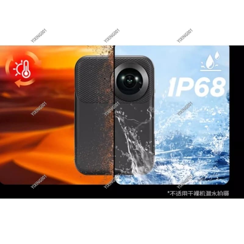 KanDao QooCam 3 Ultra 360 Sports Camera 8K Action Cam Waterproof 96MP Dual Sensor HDR F1.6 Quick opening for outdoor adventures