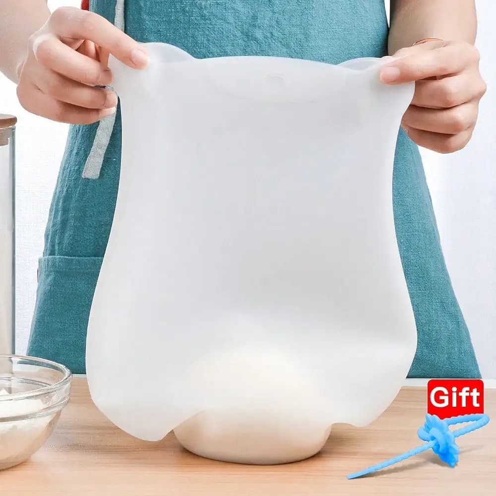 1-2 PCS Silicone Kneading Dough Bag Flour Mixer Bag Versatile Dough Mixer for Bread Pastry Pizza Kitchen Tools， Kitchen Gadgets