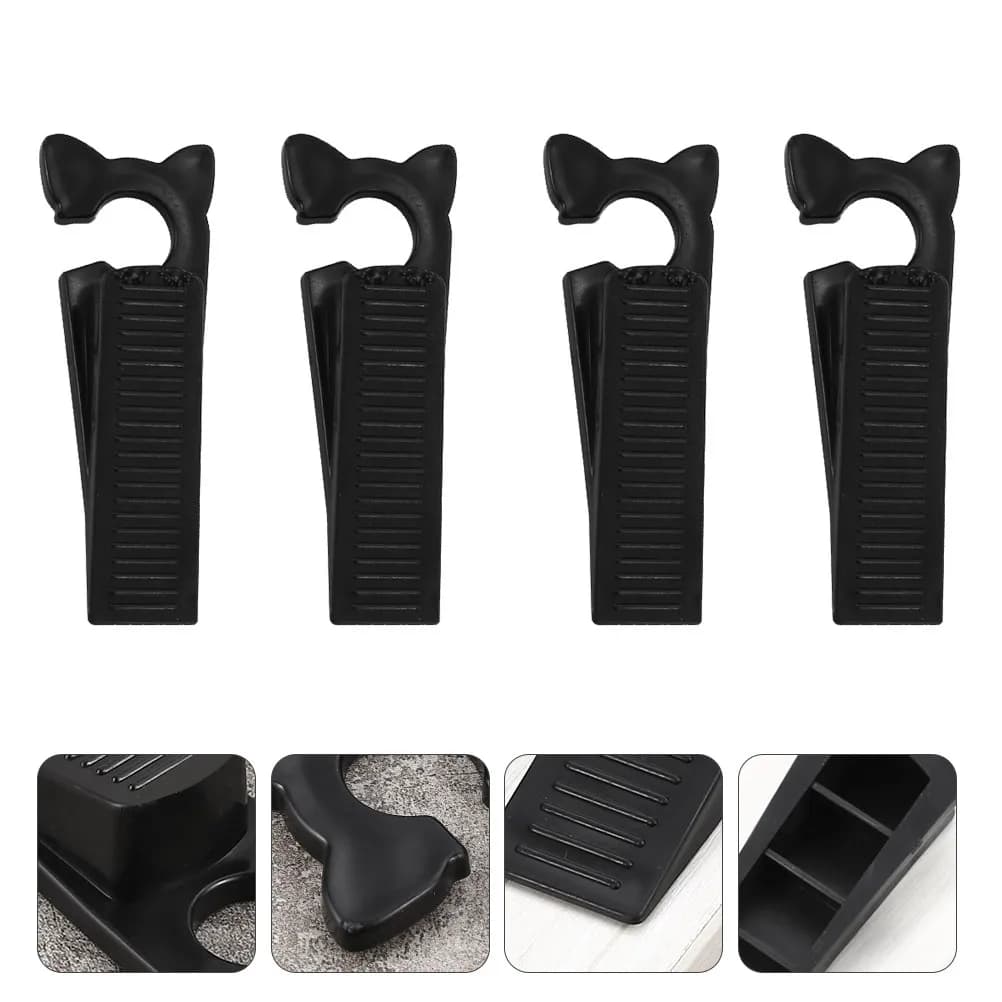 4Pcs Creative Door Stopper Windproof Anti-Skid Household Door Stop for Safety Non-Slip Home Decor Accessory