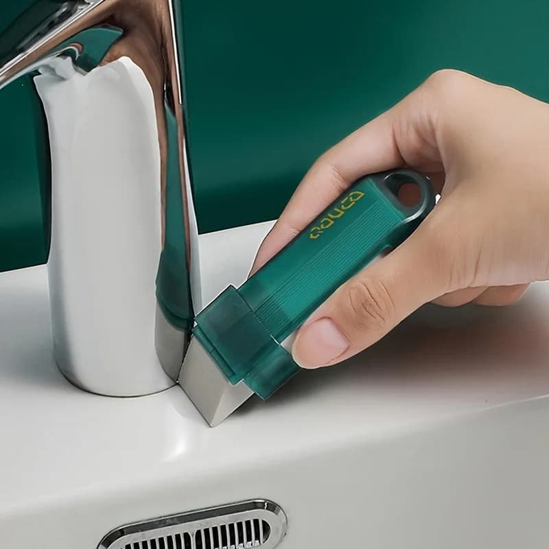 1pc reusable wiper rubber kitchen faucet lime rubber bath glass stains removal rust products for cleaning
