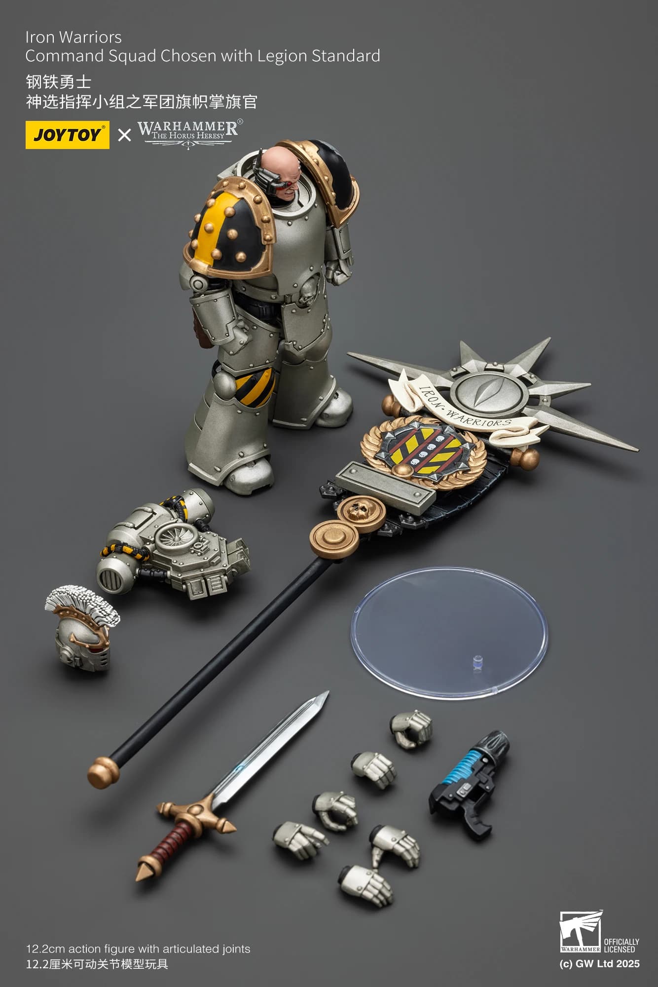 【Prevendita】Collezione di ornamenti originali JOYTOY 1/18 Action Figure Warhammer The Horus Heresy Iron Warriors