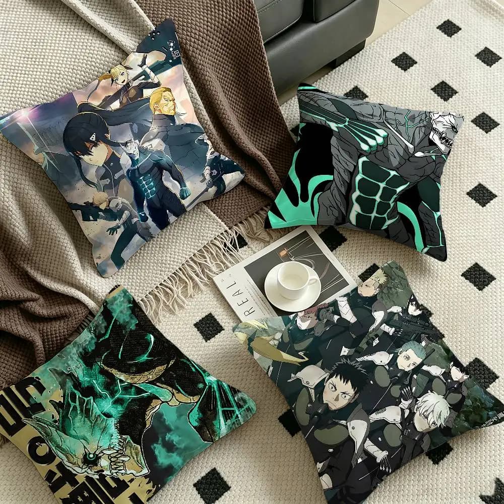 Animation K-Kaiju No 8 Lucky Dragon pillow cover sofa cushion cover home room decoration children gift