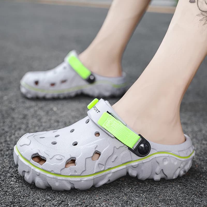 MAEDEF Zoccoli da uomo Pantofole Sandali da uomo EVA Infradito casual Comode scarpe da giardino Sandali da spiaggia da uomo estivi Pantofole da uomo