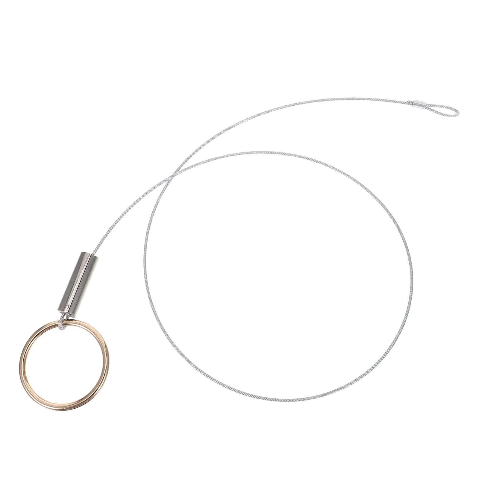 Gancio appendiabiti in filo di ferro da 6 cm, superficie liscia senza sbavature, facile da installare, salvaspazio, per esposizione al dettaglio, anello appendiabiti per abbigliamento