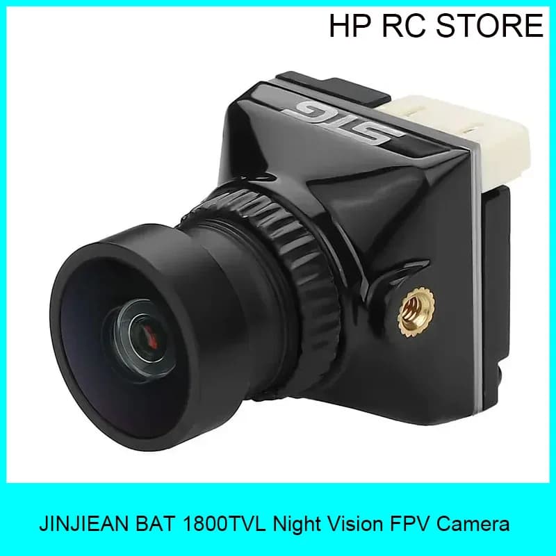 JINJIEAN BAT 1800TVL FPV camera for night vision with 2,1 mm lens Sensor 1/2.8 D-WDR NTSC/PAL switchable for RC FPV Racing Drone