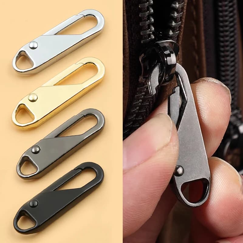 5 pezzi/kit di riparazione cerniera istantanea universale testa - artigianato da cucito fai da te per sostituzione cerniera valigia borsa da viaggio con fibbia rotta