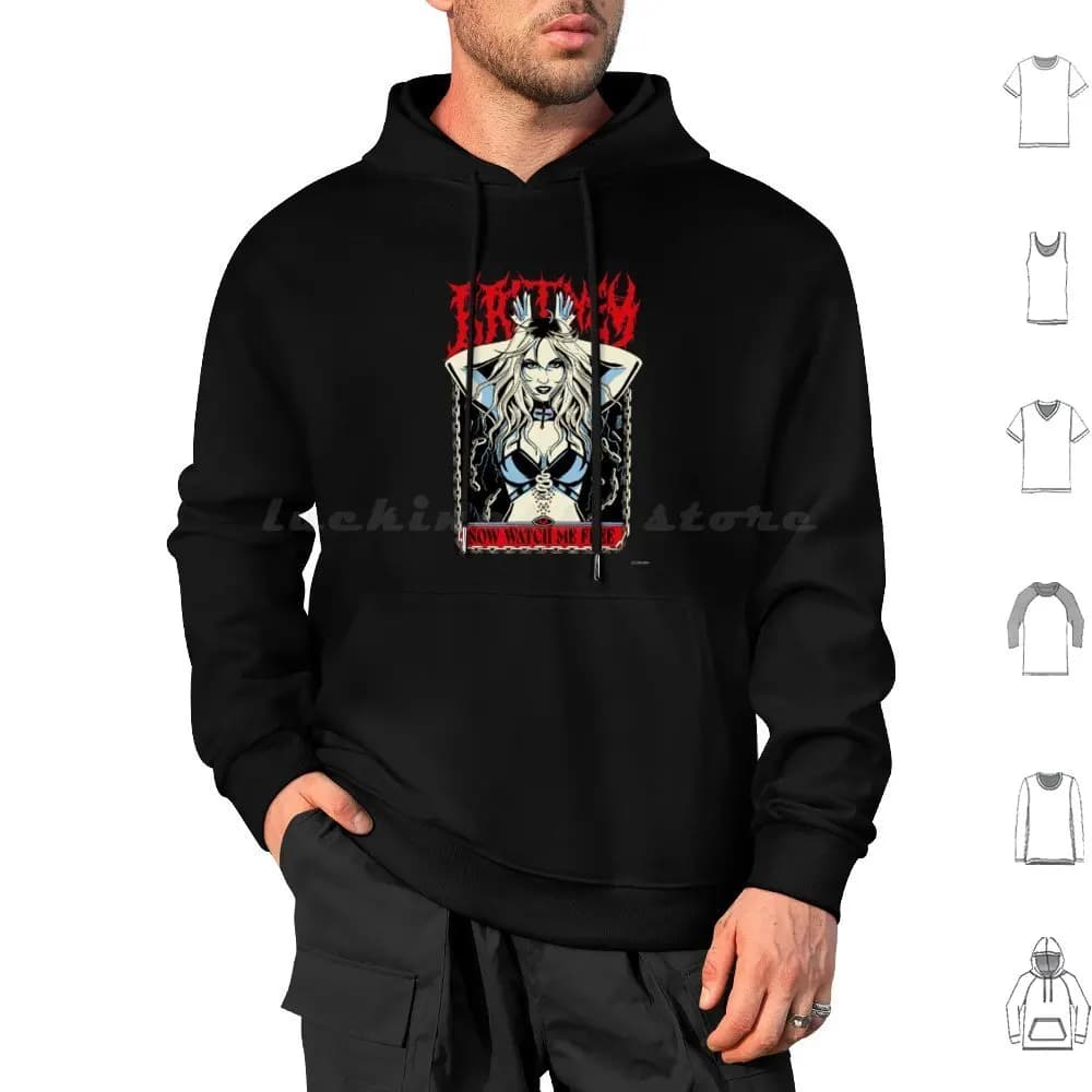 Slave 4 U Felpa con cappuccio in cotone a maniche lunghe Pop Pop Music anni 2000 Pop Culture Colori Musica
