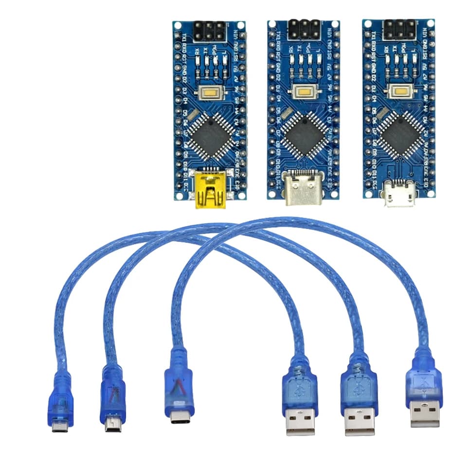 1 pz Nano 3.0 Mini Driver USB ATmega328/PB 5 V 16 M Micro Scheda Controller Nano CH340 V3.0 Per Arduino