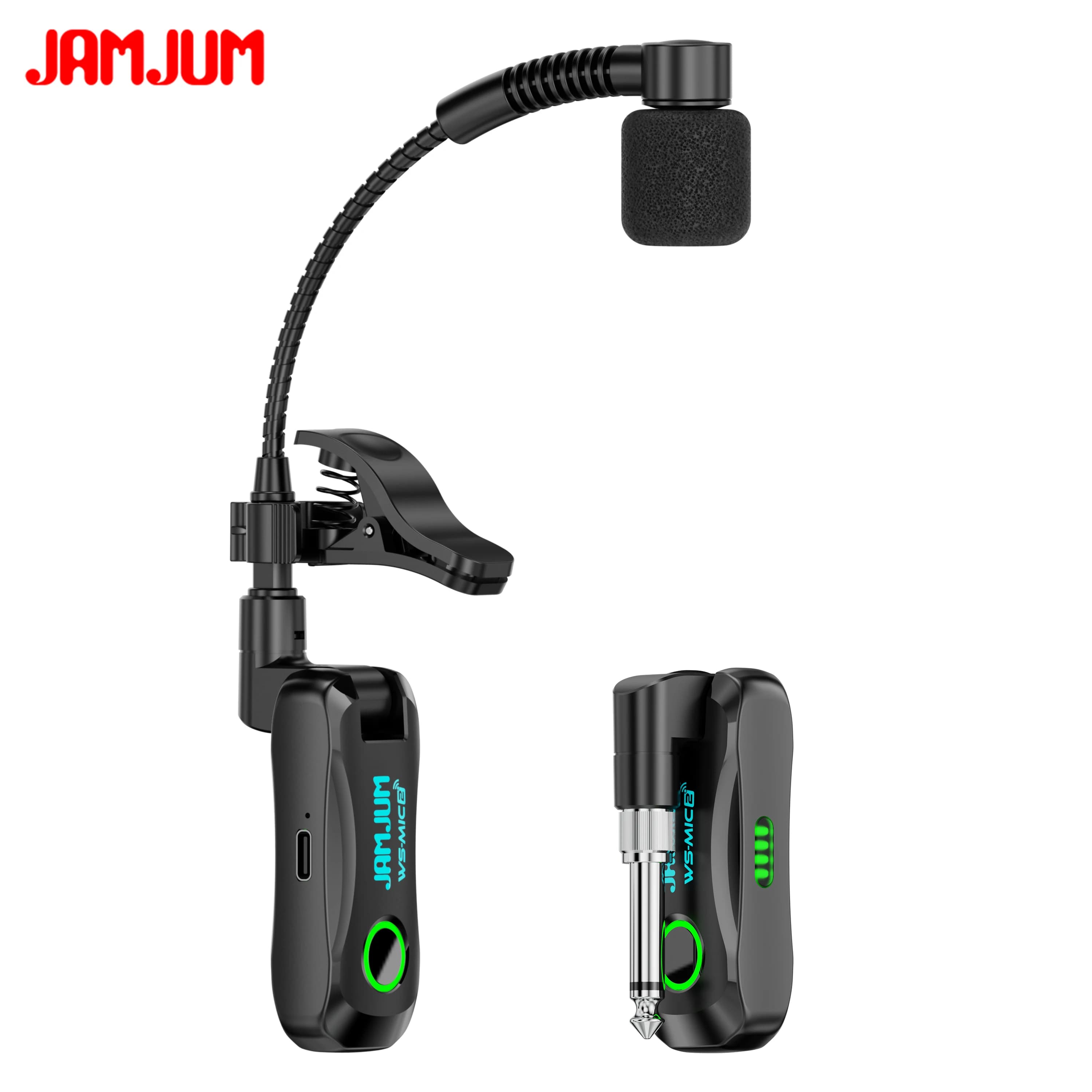 Wireless Acoustic Microphone for Saxophone 6.35-3.5 Audio Jack Great Accessories for Saxophone Players