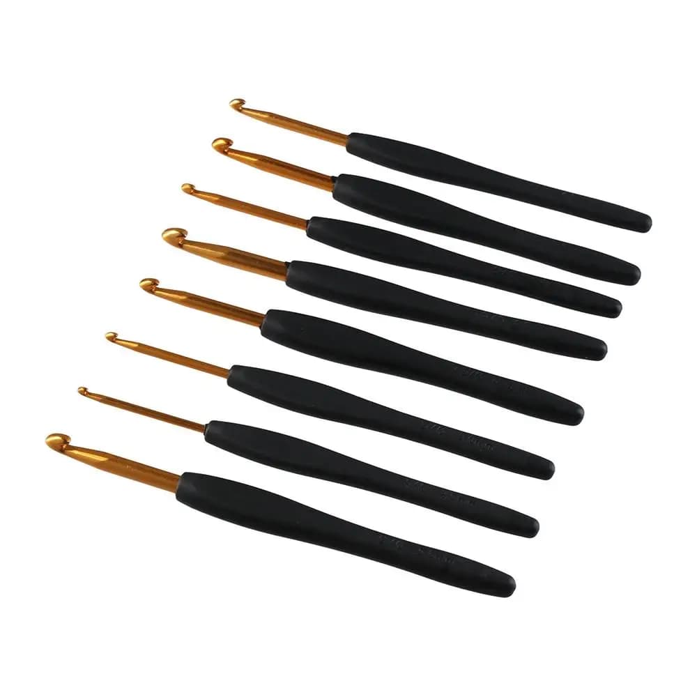 for yarn ergonomic soft grip knitting hook crochet needles crochet hook set aluminum crochet hooks for arthritic hands