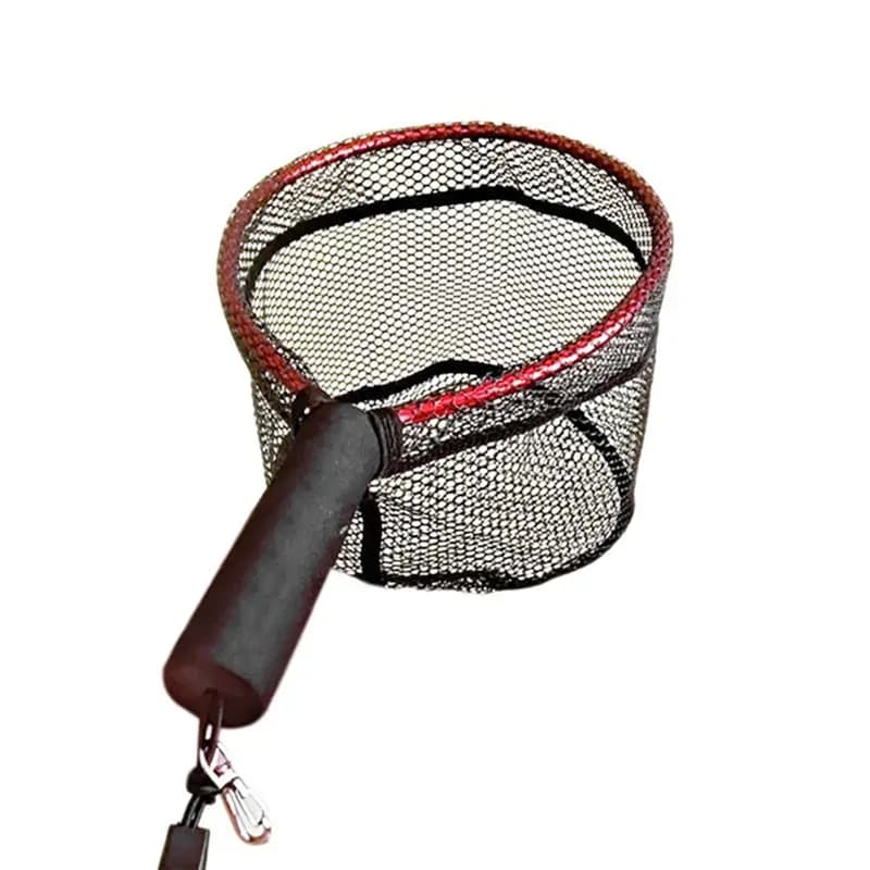 AEF5-Rede da Pesca Portatile, Attrezzatura da Pesca, Rete per Pesca a Mosca per Catturare e Rilasciare i Pesci in Modo Sicuro