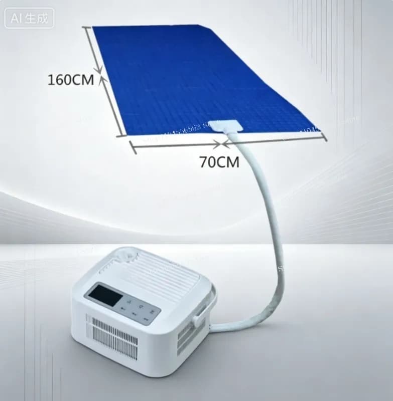 Portable Waterproof Smart Mattress Pad Electric Water Heating Blanket Dual Temp Controller Warm Cool