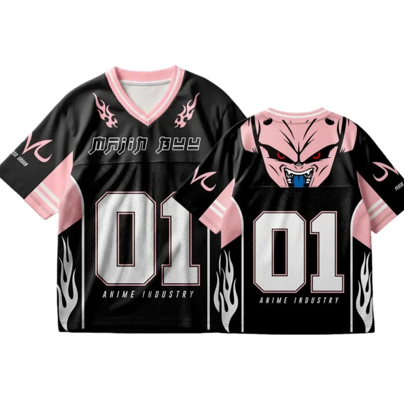 Maglietta Cosplay Anime 2026 Edizione Speciale Dragon Ball, Maglia da Calcio Oversize Unisex ad Asciugatura Rapida, T-shirt Sportiva per Bambini/Adulti Y2k