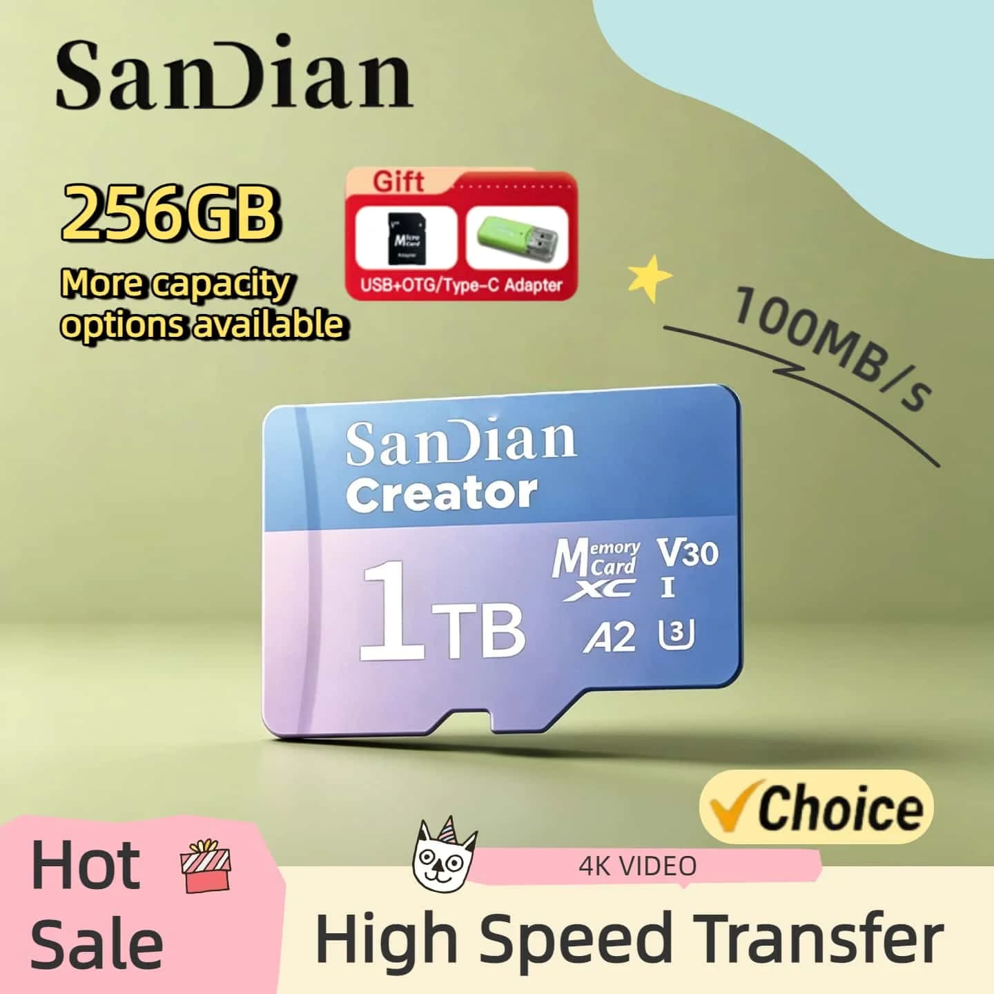 Original 128GB 256GB Micro TF SD Card V30 U3 High Endurance For Dash Cam Home Security Surveillance Full HD DVR Camera