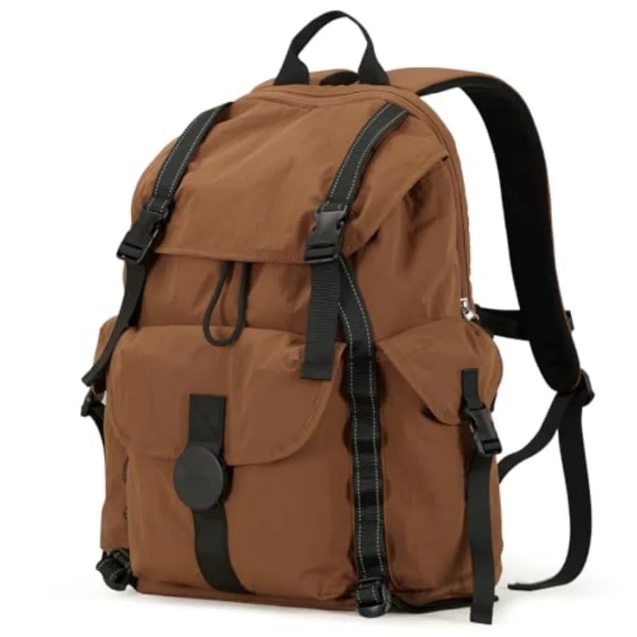 Zaino da viaggio per donna e uomo, 18 pollici, bagaglio a mano, zaino per laptop approvato per il volo, adatto a laptop da 16 pollici, leggero, impermeabile, per escursionismo.