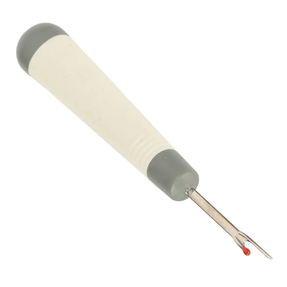Portable Rubber Handle Seam Ripper Stainless Steel Blade Ergonomic Handle Stitch Unpicker Seam Ripping Tool For DIY Handcrafts