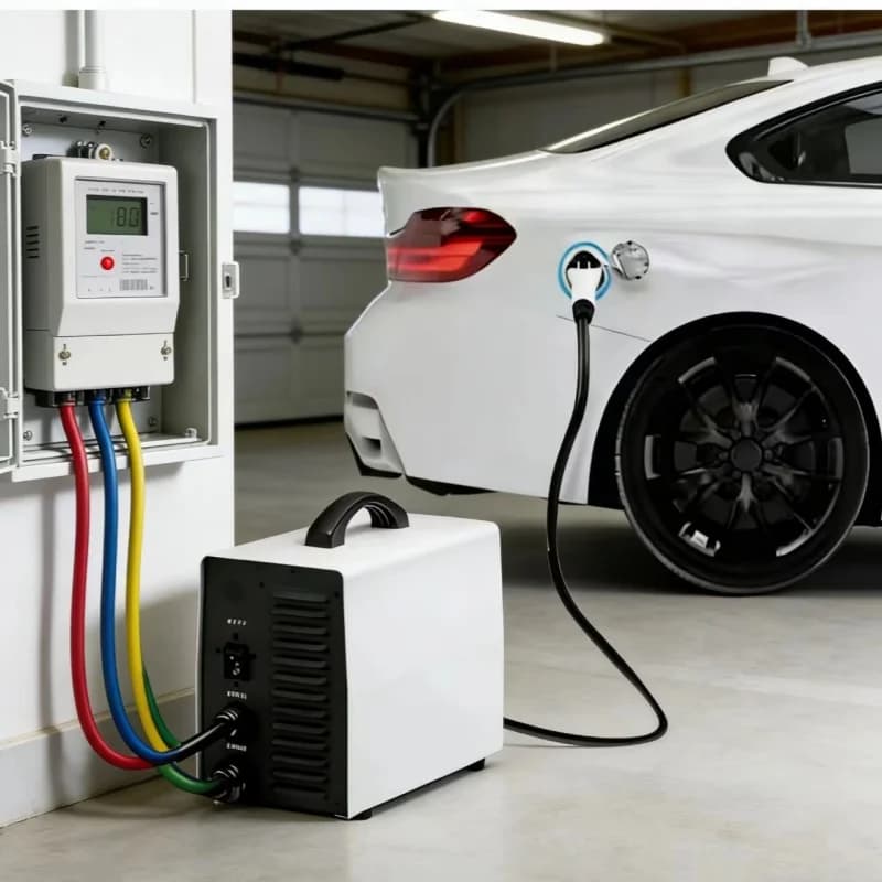 Ultima Stazione di Ricarica Rapida Portatile per Auto Elettriche da 7kW, Nuovissima e in Condizioni Eccellenti