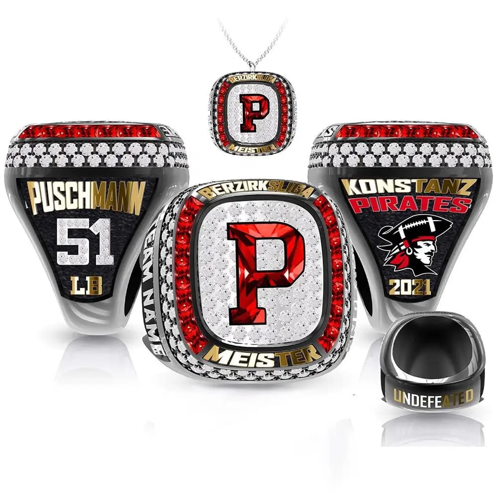 Anello del campionato sportivo 2025 Personalizzazione dell'anello del campionato di baseball di rugby di basket Premio della squadra del campione di design gratuito