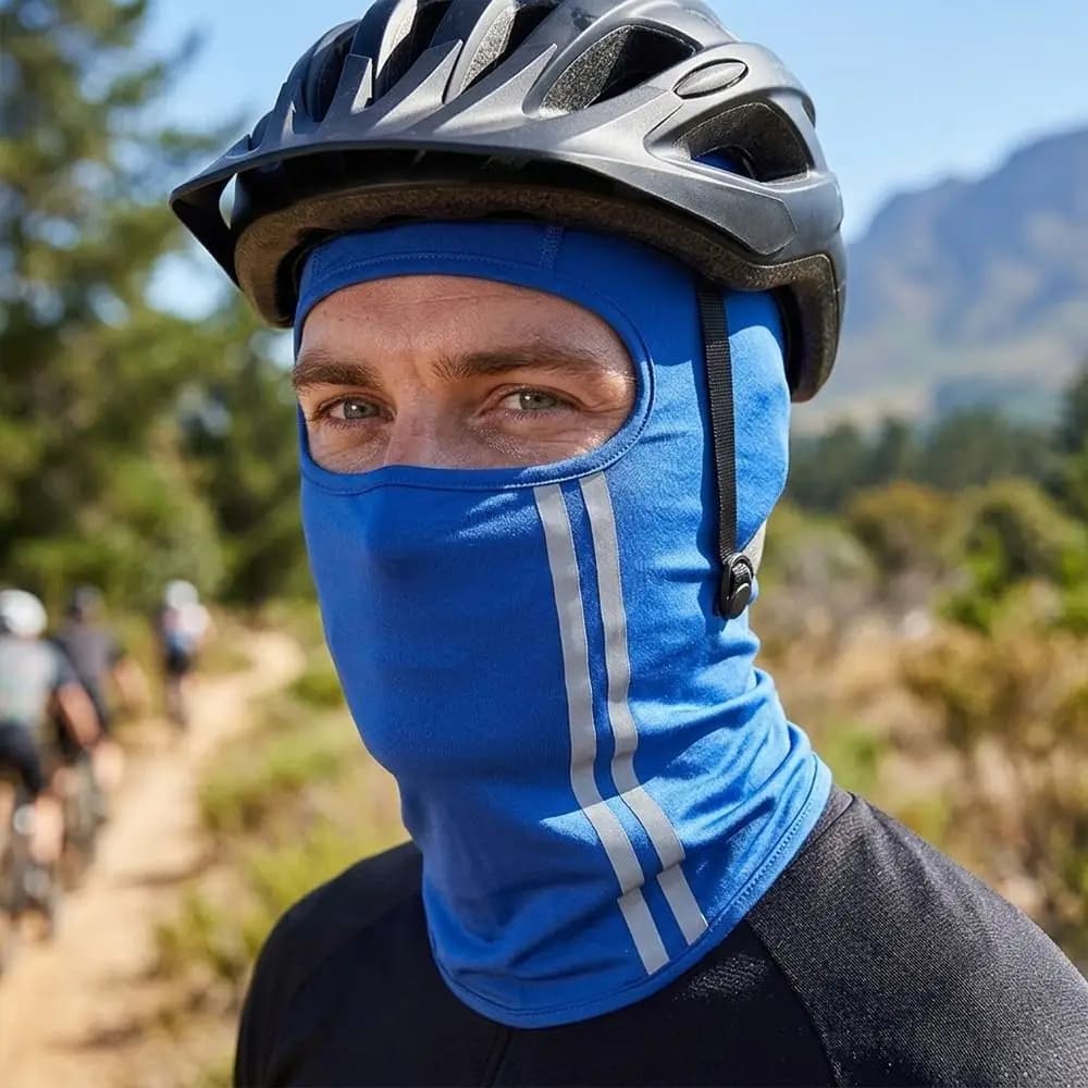 Sun Protection Cycling Head Cover Heat Dissipation Neck Protecting Full Face Mask Windproof Breathable Sunscreen Mask