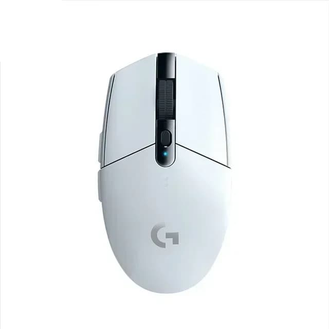 Mouse da gioco wireless Bluetooth bianco Logitech G304 Mouse desktop da ufficio per laptop 2.4G