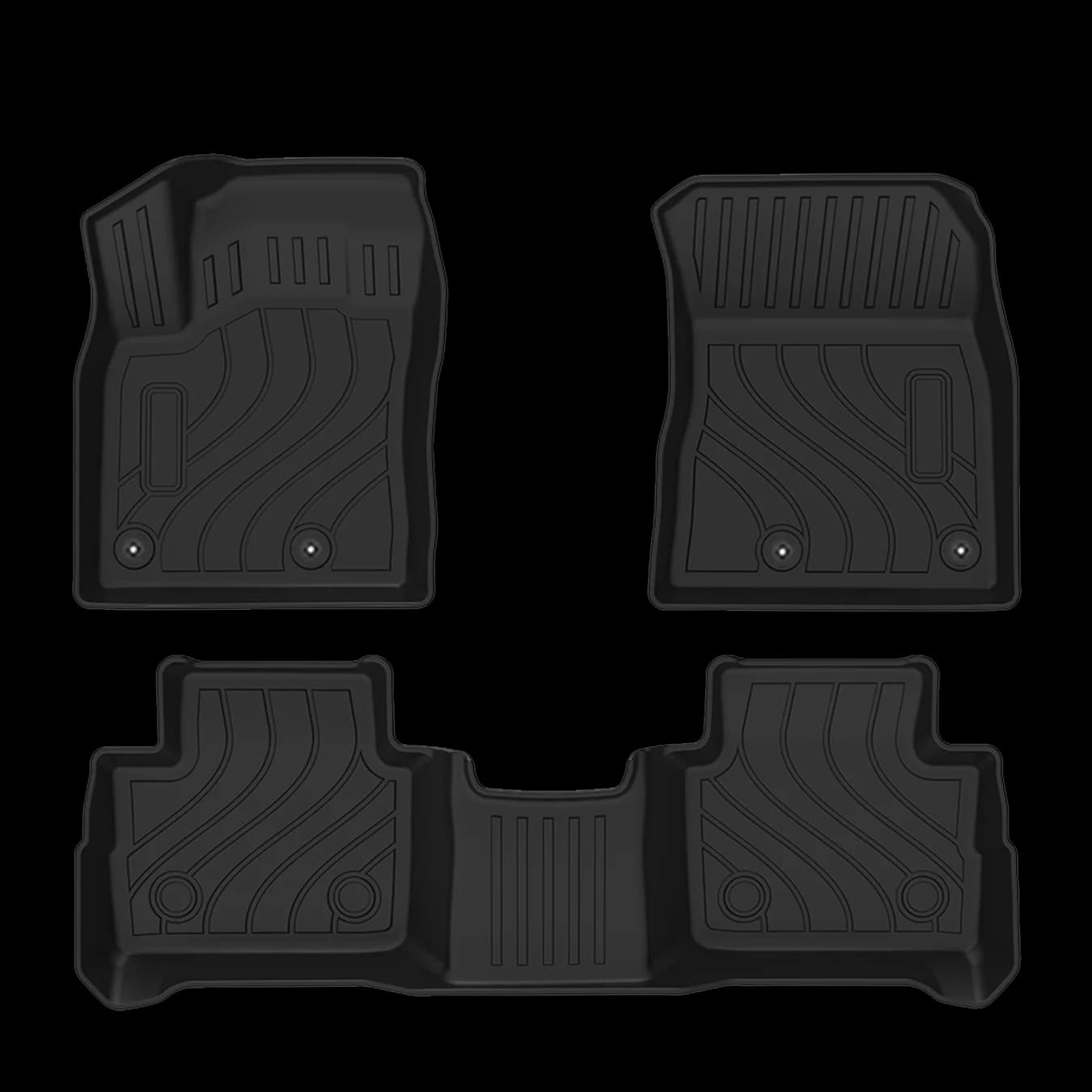 [LHD]QASHQAI 2023-2025 Four Seasons Waterproof and Anti-Slip TPE Floor Mat for Cars.
