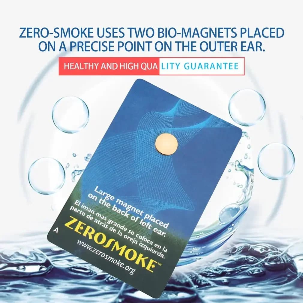 Nuovo magnete Auricolare Smettere di fumare Patch di digitopressione Smettere di fumare Patch antifumo Non sigarette Fumatore Salute Terapia auricolare