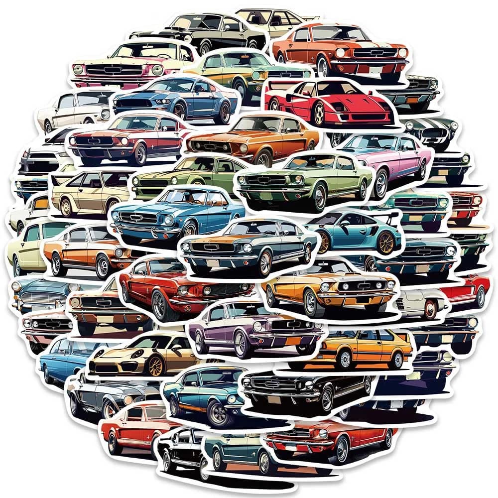 50 pieces JDM waterproof graffiti stickers for retro car for decals for astucci for hand accounts for bicycle helmet