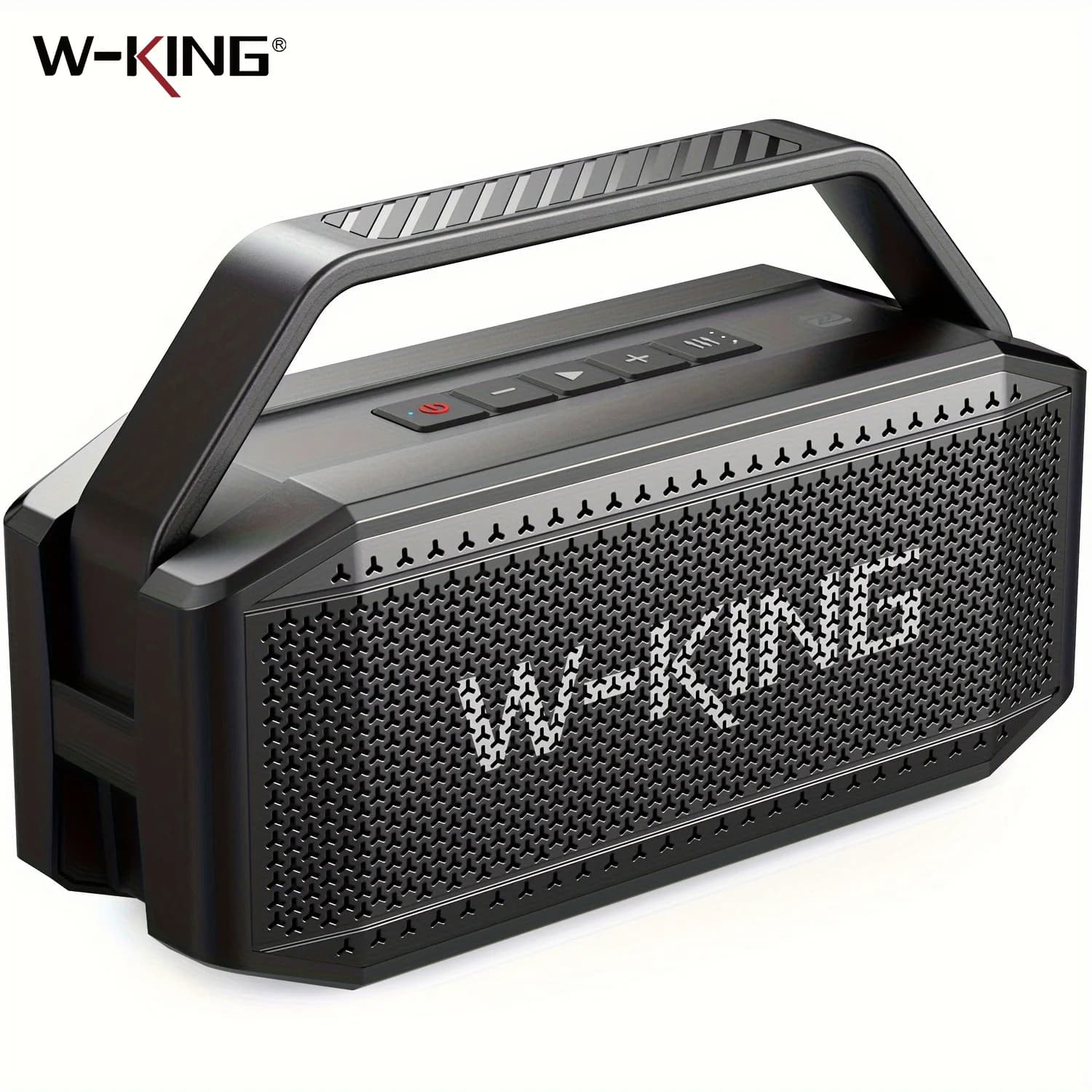 W-KING D9-1 Altoparlante Bluetooth da 100W di Potenza Massima, 60W RMS, Bassi Profondi, IPX6 Impermeabile, Altoparlanti Bluetooth Portatili Wireless con Subwoofer