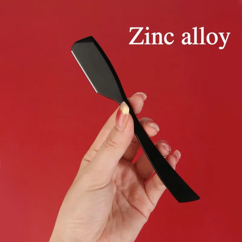 Barber Razor with Straight Edge Haircut Stable Eyebrow Zinc Alloy Shaving Tool Manual Hairdresser Haircut