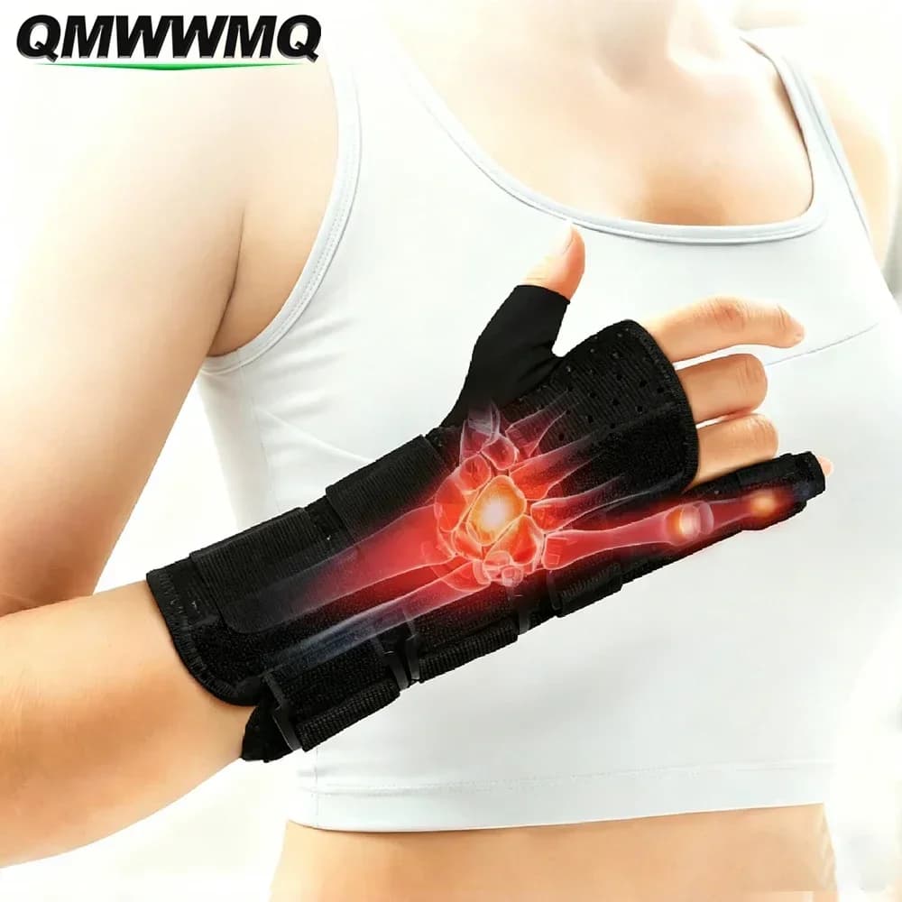1PCS Wrist Brace for Carpal Tunnel Relief Night Support,Support Hand Brace with 2 Stays,Adjustable Wrist Support Splint