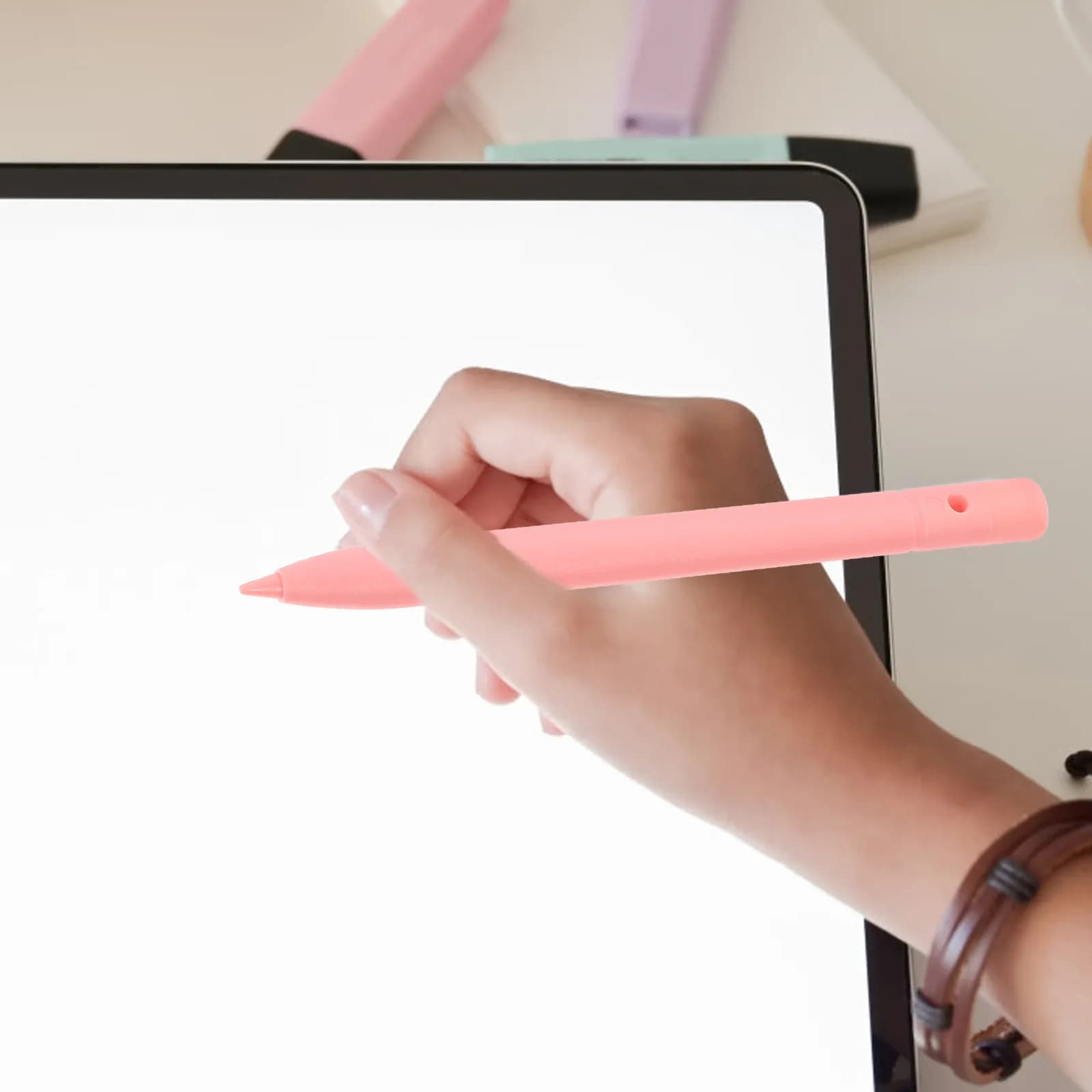 Set di 3 Penne Stilo per Lavagna Digitale, Penne Cancellabili Premium per Tablet LCD da 8.5, 10, 12 Pollici, per Disegno, Appunti, Promemoria, Uso Educativo
