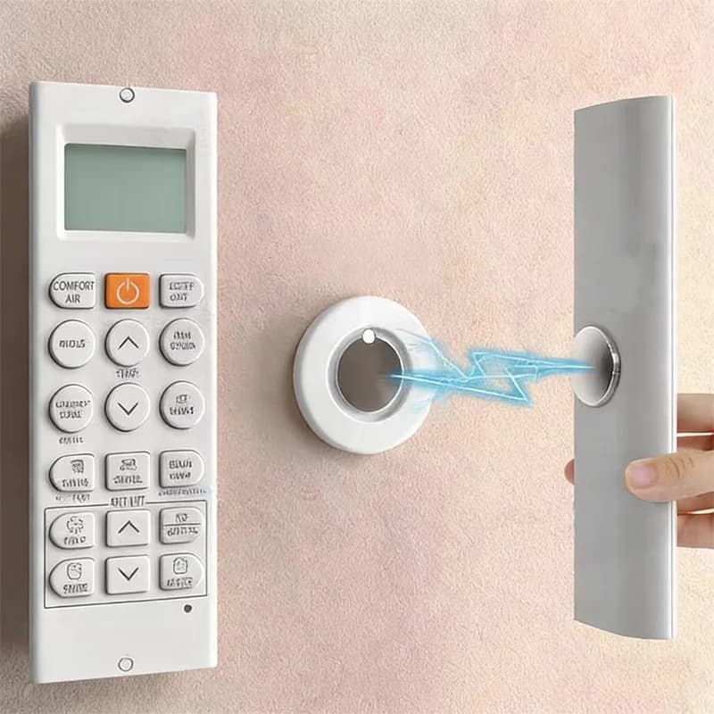 Supporto magnetico per telecomando da parete, adesivo, a tenuta forte, per telecomando TV, per casa e ufficio, 5/10 pezzi.