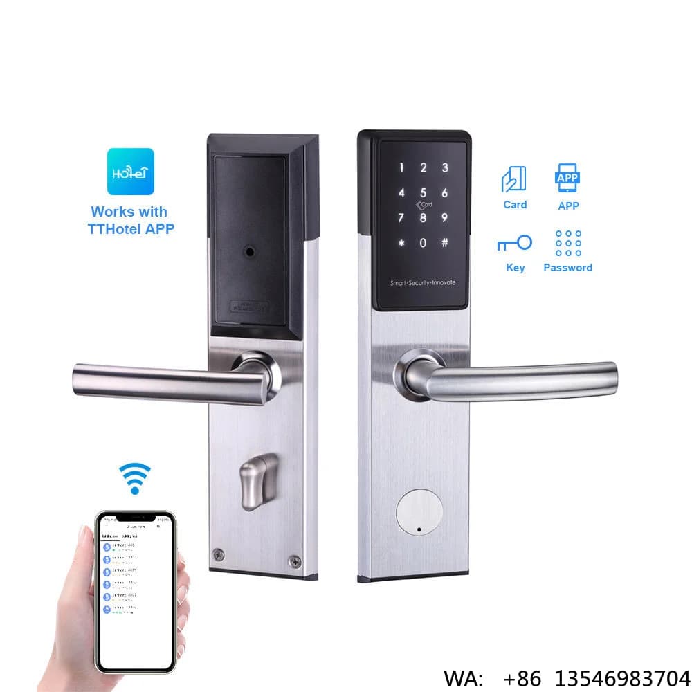 Maniglia Intelligente per Serratura Elettronica Magnetica di Sicurezza con Password, Impronta Digitale e Accesso Senza Chiave per Casa Smart