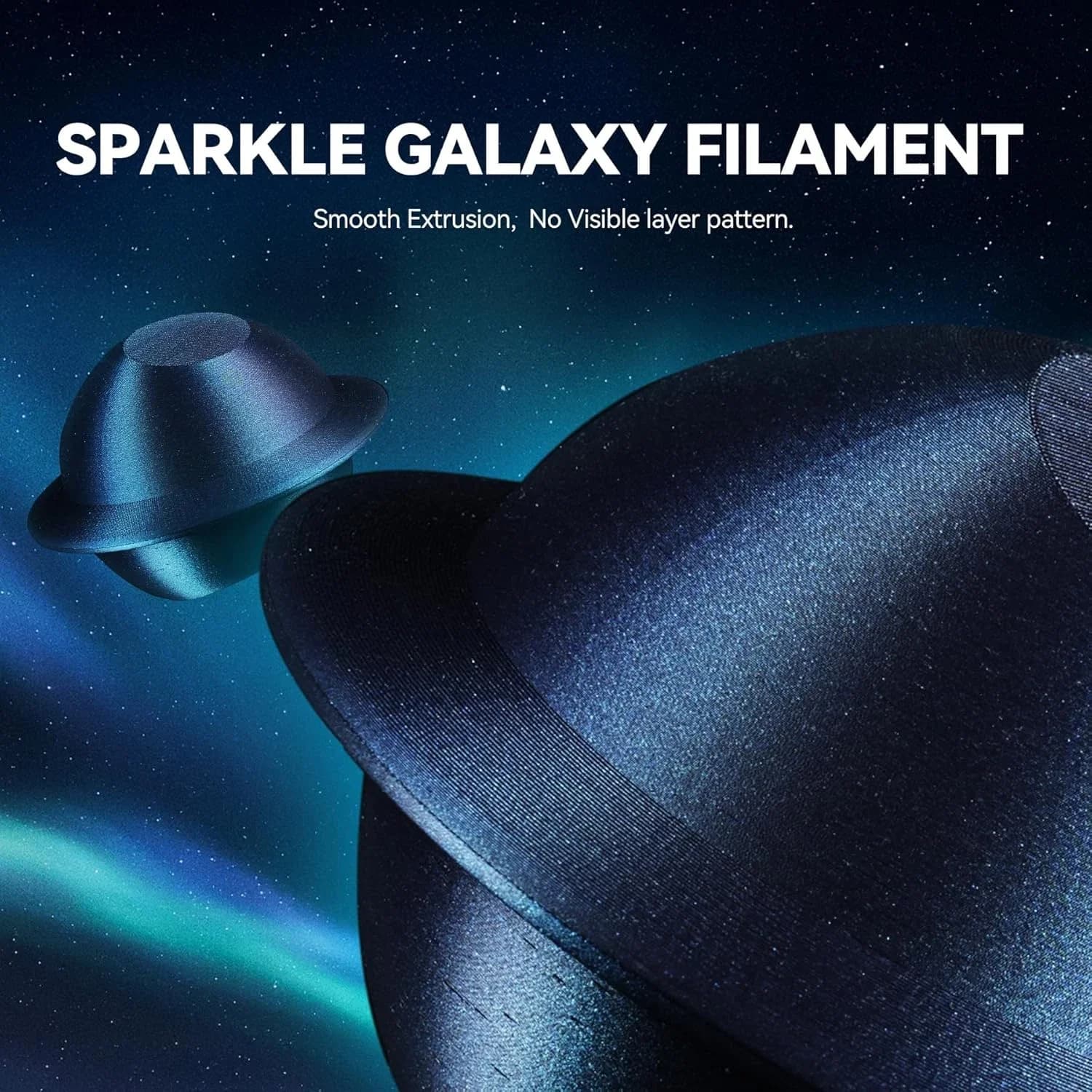 JAYO 3D Galaxy PLA 3D Printer Filament 1.75MM Sparkle Glitter PLA Camaleonte Changing Colors 3D Print Filament PLA for 3D