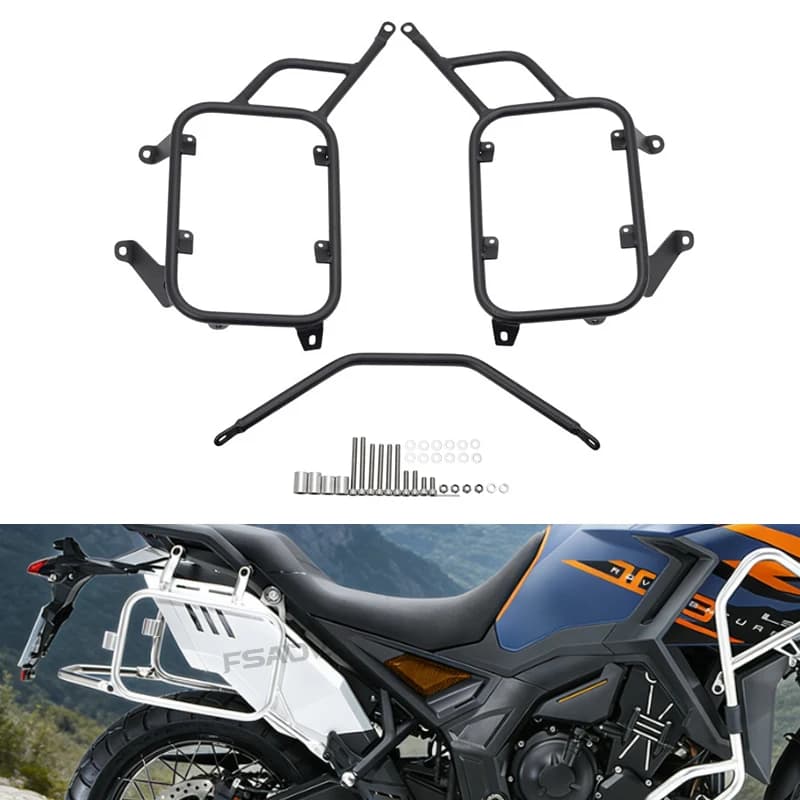Portapacchi Laterale per ZONTES ZT703F, Supporto per Borse Laterali, Accessori Moto ZT 703 703F ZT703