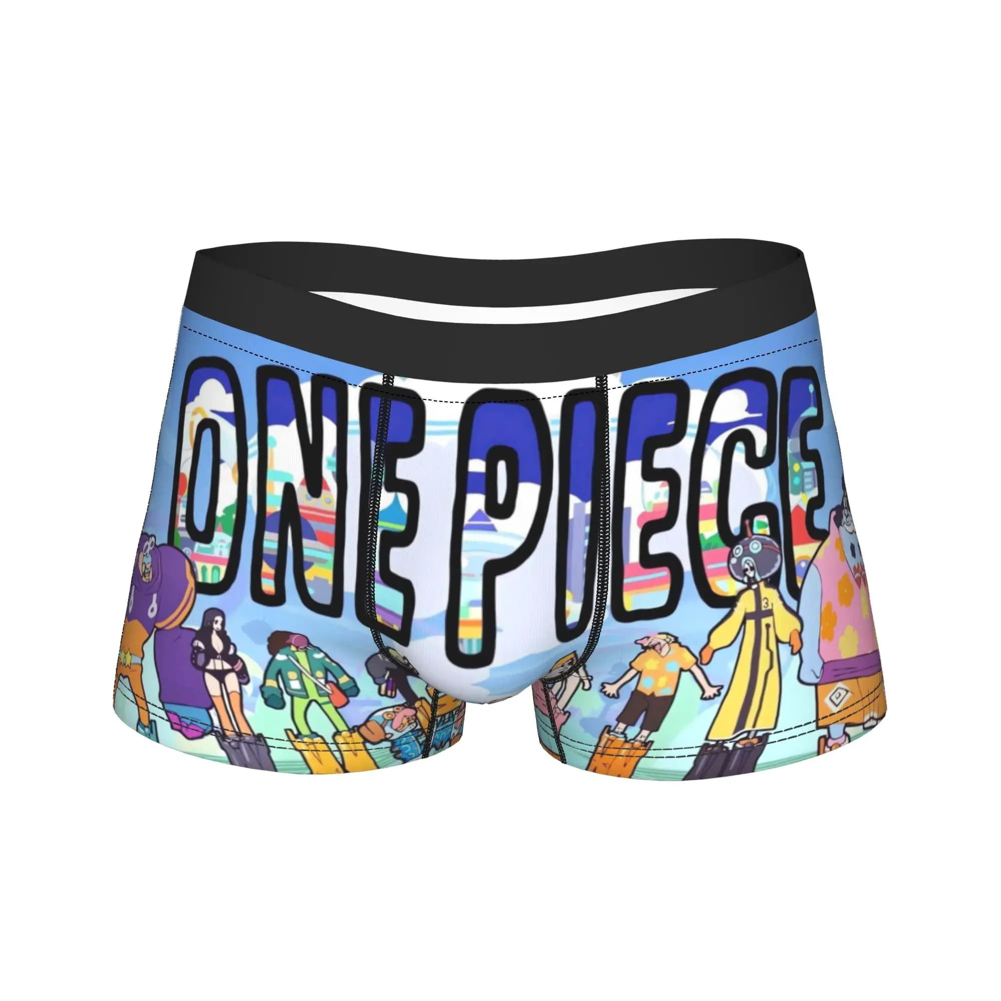 Boxer da Uomo One Piece di Luffy, Regalo Originale, Intimo Maschile