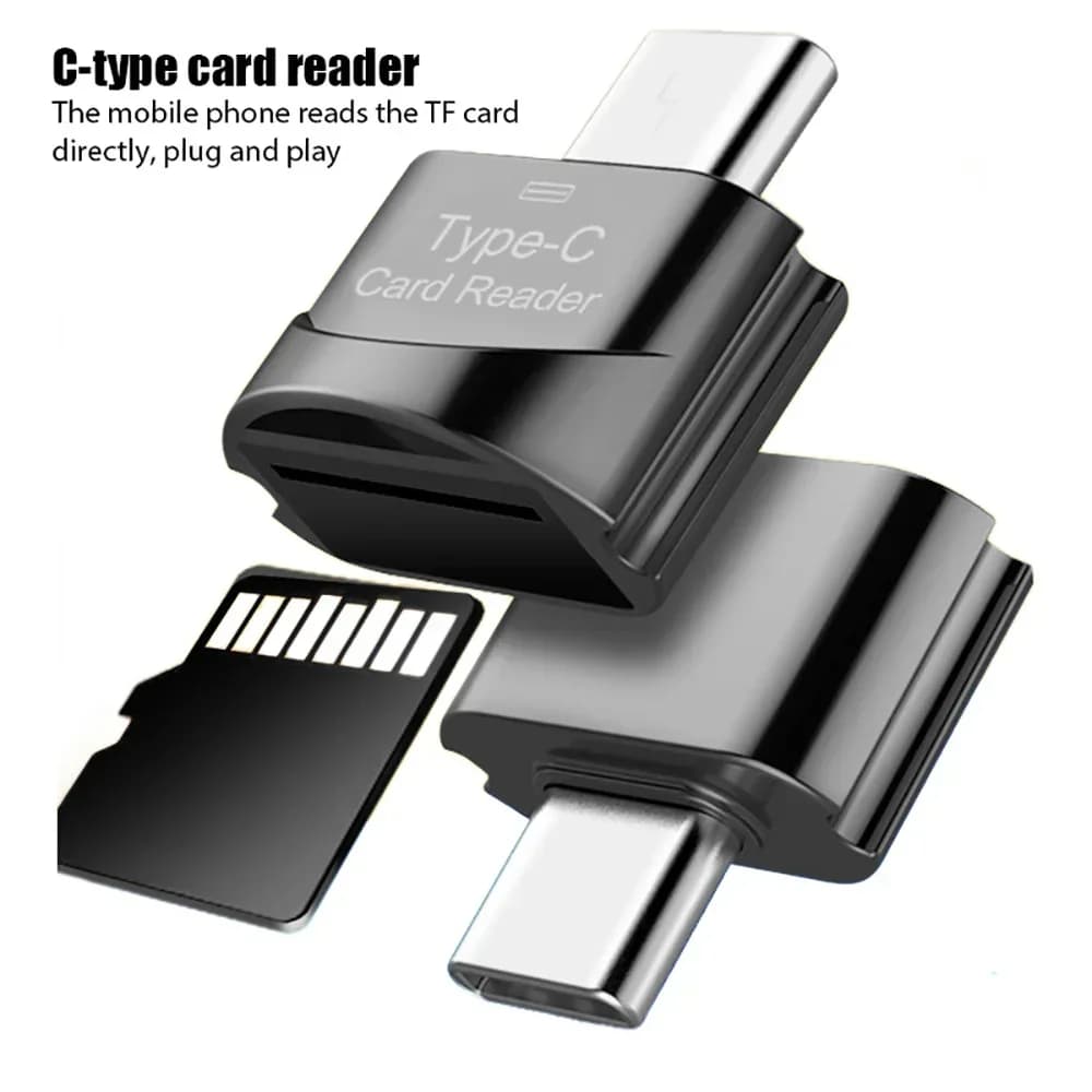 Adattatore da tipo C a micro-SD TF Lettore di schede di memoria intelligente OTG Chiavetta USB 3.0 Adattatore da micro USB a micro-SD per Xiaomi Samsung