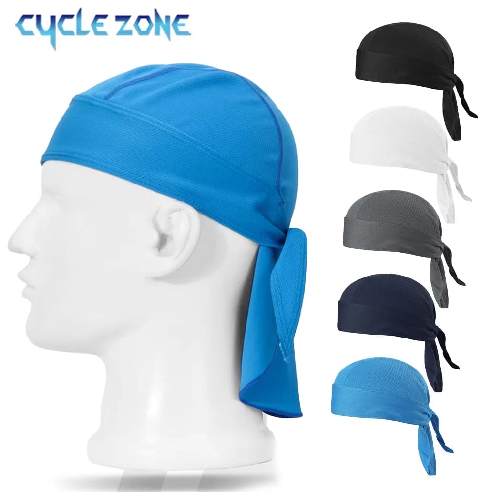 Foulard da ciclismo Cappello protettivo dal sole ad asciugatura rapida Fascia da bicicletta Berretto traspirante Cappello rigido per foulard elastico per sport all'aria aperta