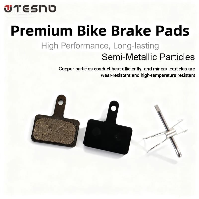 Pastiglie freno a disco idrauliche per bici TESNO per pastiglie freno a disco in ceramica in resina semimetallica per bicicletta Shimano per accessori ciclismo