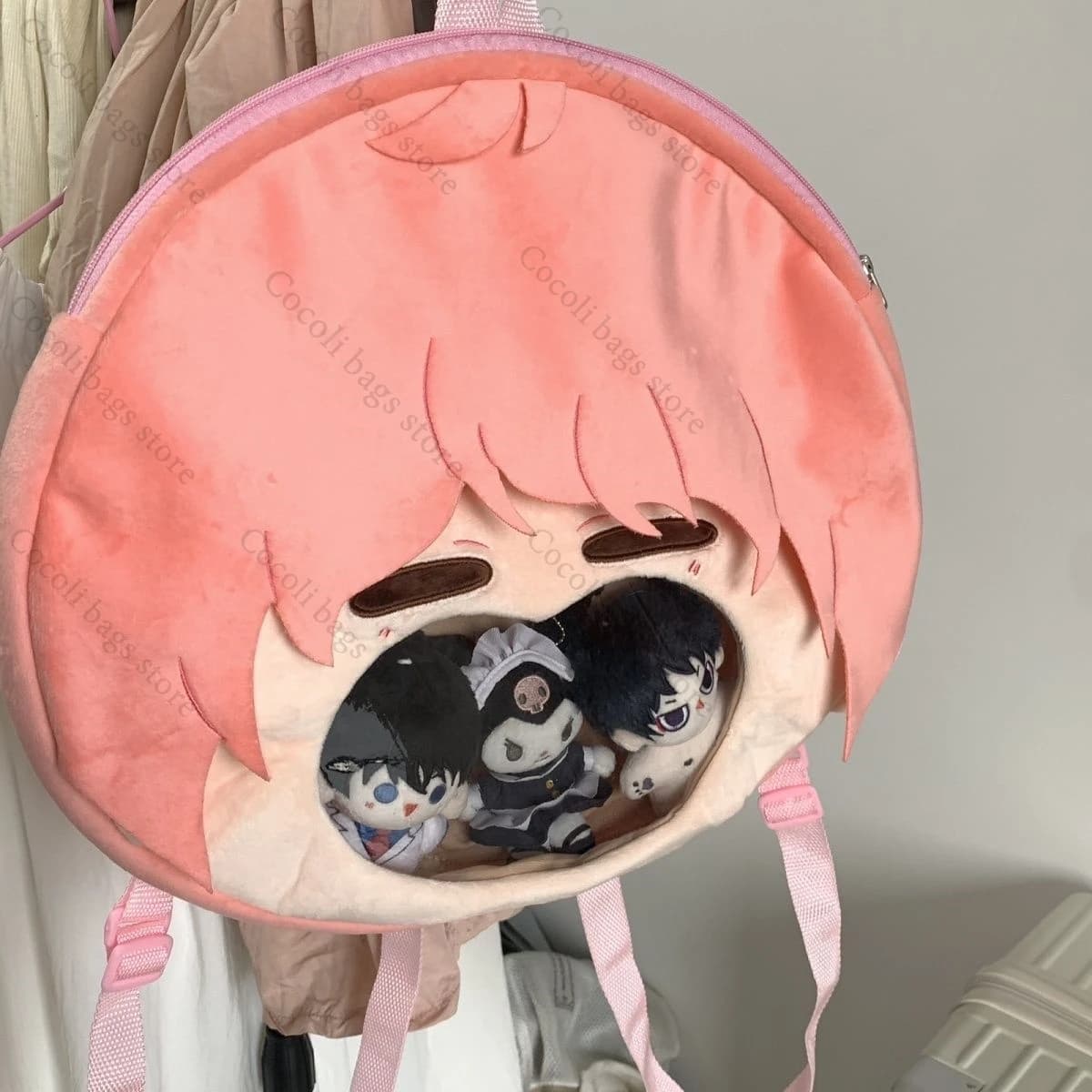 Anime Ensemble Stars Itsuki Shu Series Ita Bag Zaino Kawaii Itabag con tasca trasparente Zaino da donna Borsa da donna