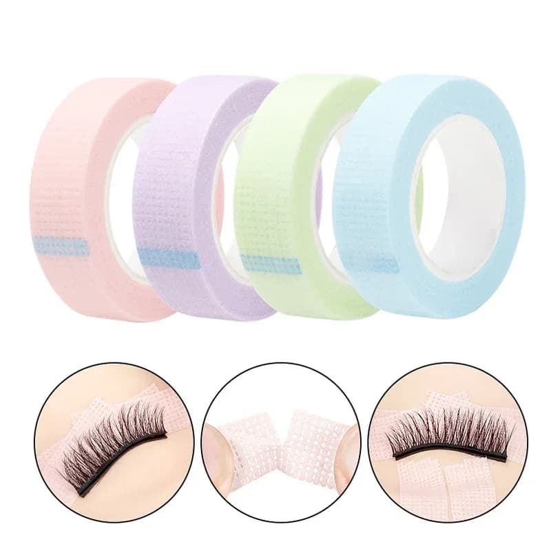 3 pcs extension eyelash bearings without hair makeup tape under eye pads paper tape for grafting patch for lashes fake makeup tools