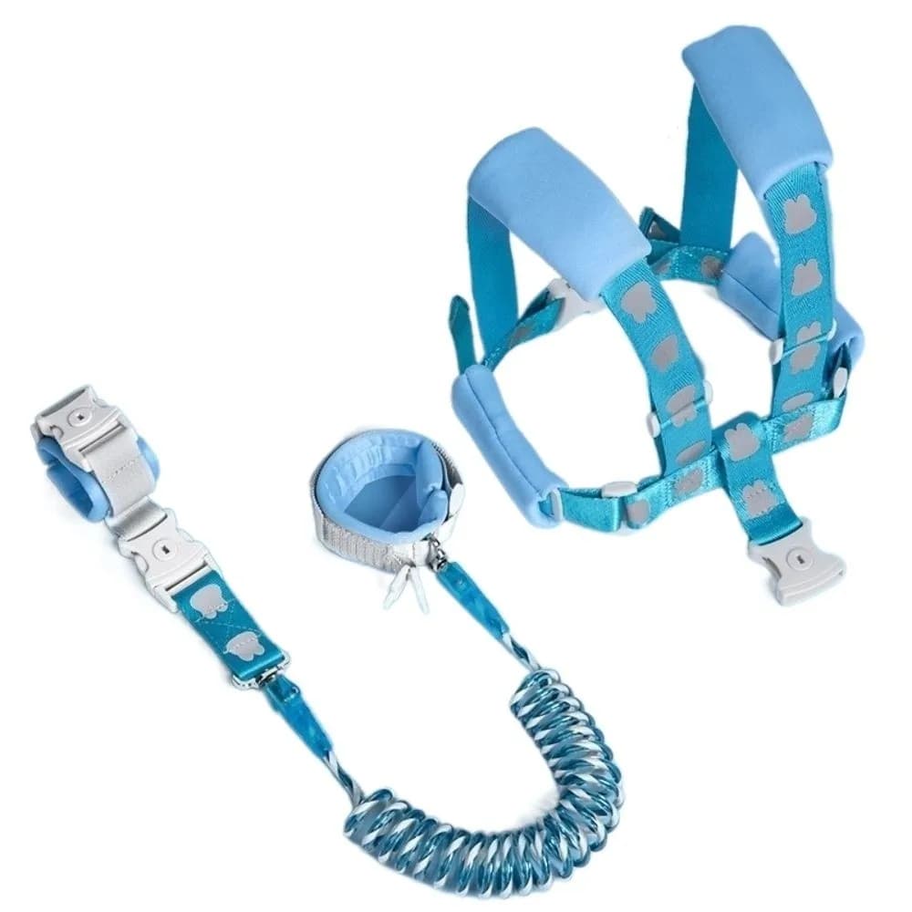 Reflective Child Anti Lost Wrist Link 1.5/2/2.5m Harness&Bracelet Baby Walking Safety Strap with Spring Rope Cartoon
