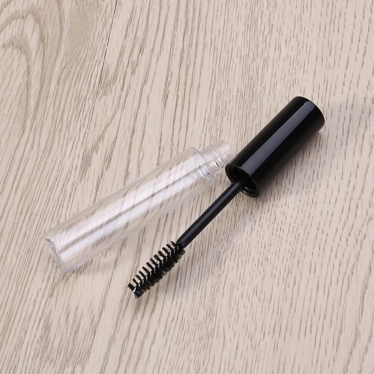 5Pcs 10Ml Clear Empty Eyelash Bottle Mascara Tube Container Travel Sized Refillable DIY Makeup Serum Storage Bottle