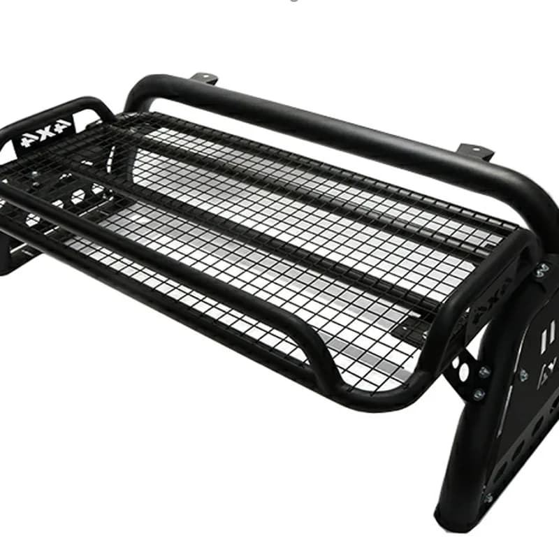Factory Hot Selling Universal Premium Iron 4X4 Sport Pickup Truck Accessories Body Kit Running Board Roll Bar With Basket Fo