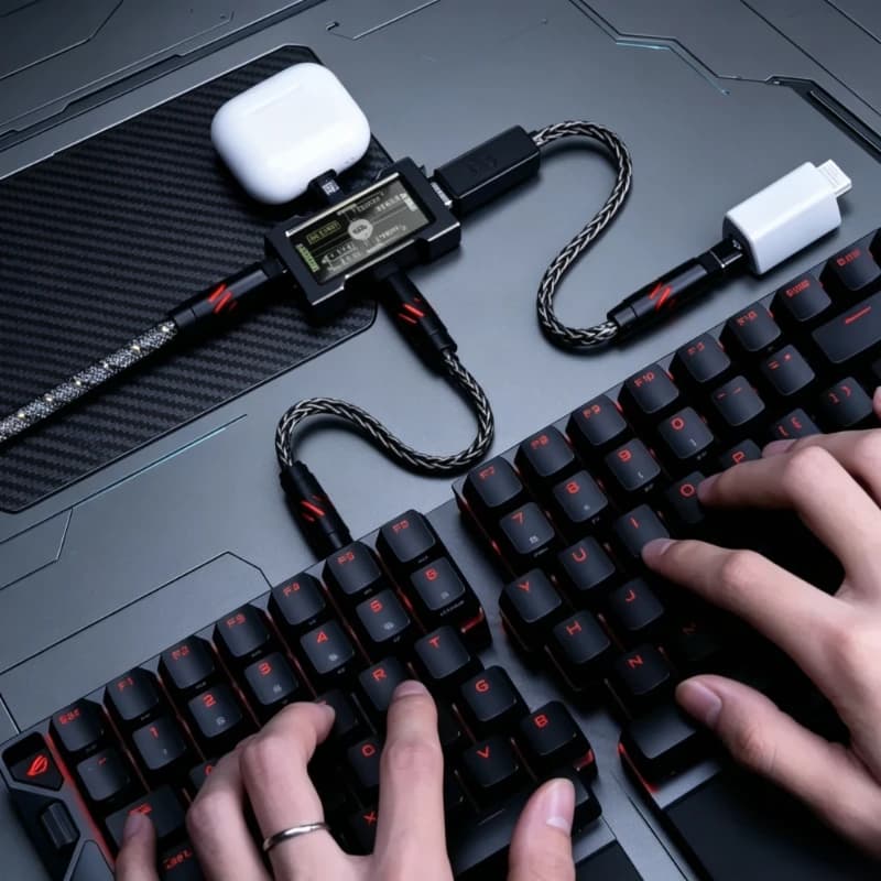 HUAHUO Esports Keyboard Data Cable 8K High Speed Supports Magnetic Switch Mechanical Switch Docking Station for Gaming Keyboard