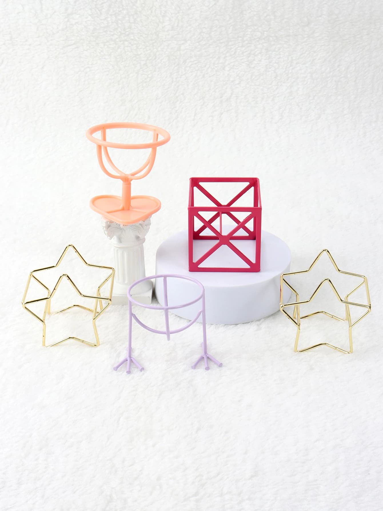 1 Pcs Make up Puff Storage Rack Sponge Drying Stand Holder Drying Rack Makeup Egg Bracket Puff Bracket Metal Drying Bracket