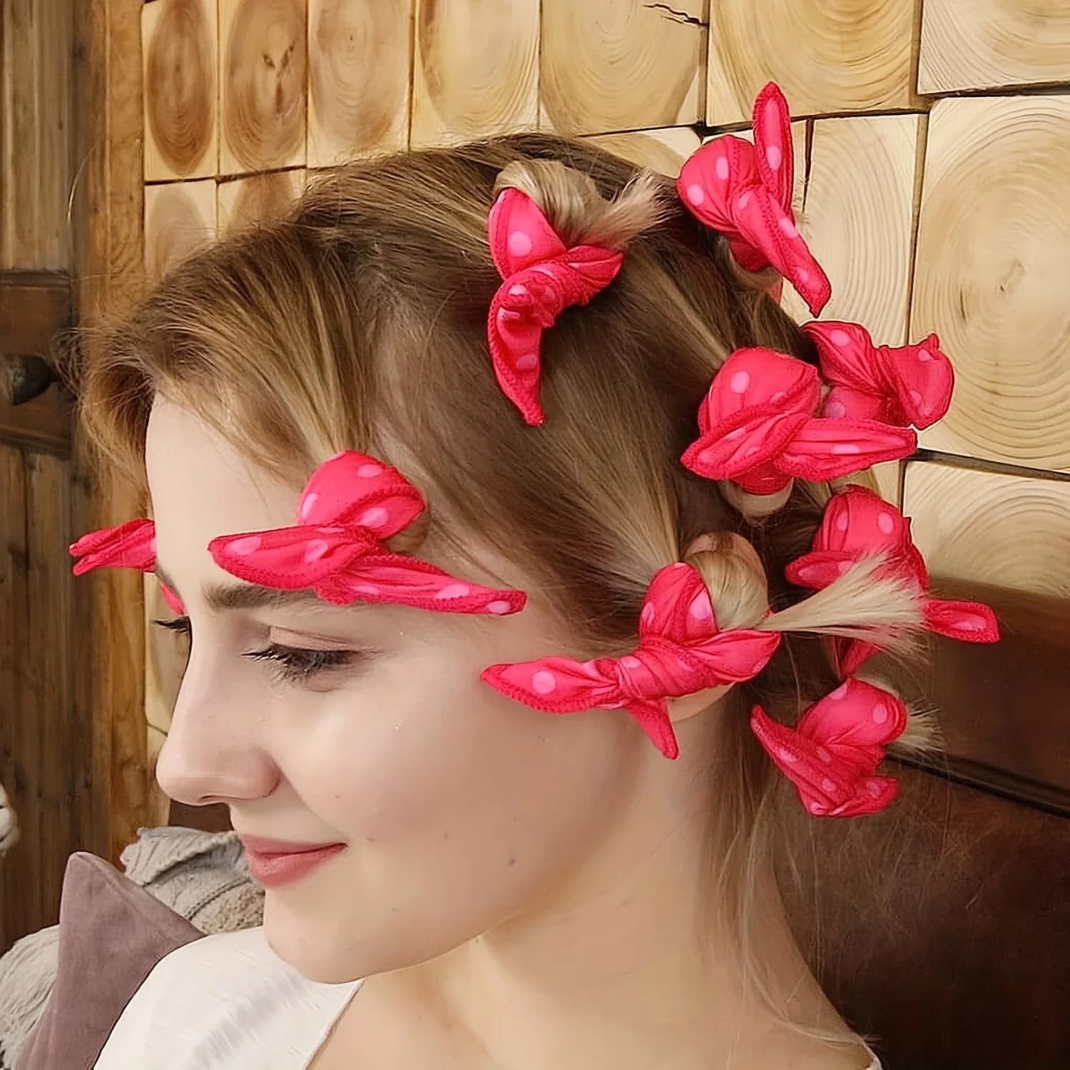 10/20/30 pz. Bigodini Flessibili Senza Calore per Capelli, in Schiuma, per Dormire, Rulli Notturni per Capelli, Strumenti Fai-da-te per lo Styling dei Capelli in Spugna